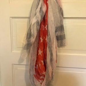 Light weight 4th of July scarf